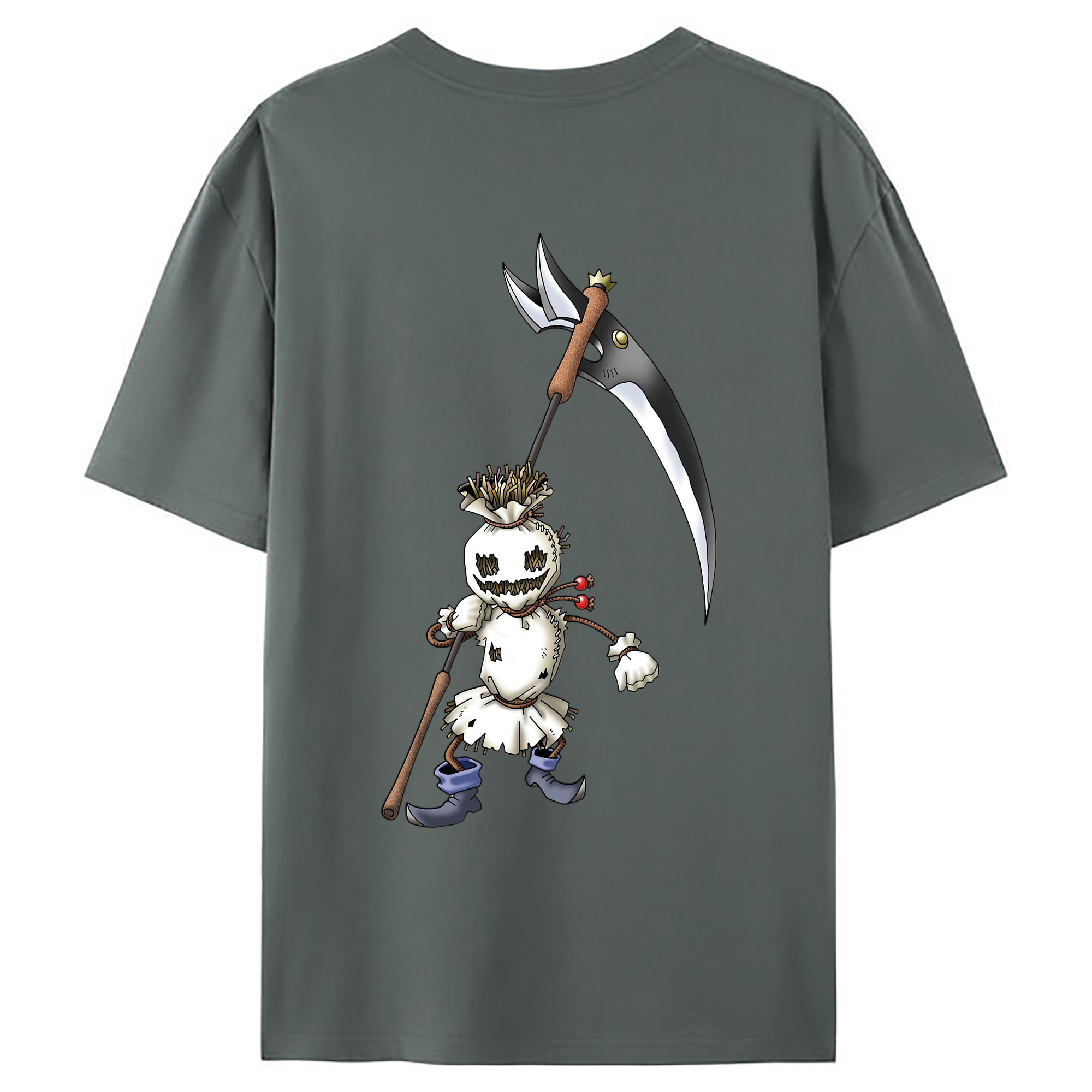 （画像用） ドラゴンクエスト Doragon Kuesuto Dragon Quest 綿100％ メンズ半袖Tシャツ（バックプリント） 通気性